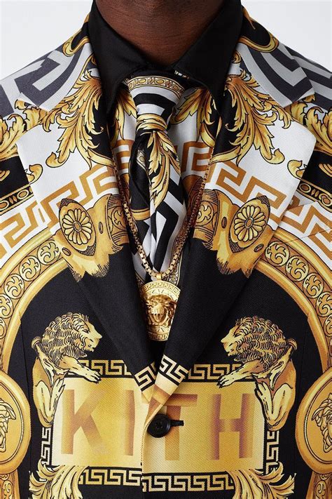 kith versace silk shirt|versace x kith book list.